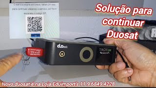 QR CODE DUOSAT apareceu A solução vc ver aqui [upl. by Alorac]