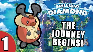 Pokémon Brilliant Diamond Hardcore Nuzlocke But I Banned Half The Pokédex  The Journey Begins [upl. by Maurilla]