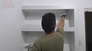 👉 Cómo hacer un ✅ ESTANTE EN DRYWALL ✅ TAN RÁPIDO 2020 [upl. by Pantin]