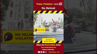 TODAY VIOLATION  212 Kindly Wear Helmet for your Safety otr obeytherules [upl. by Oika]