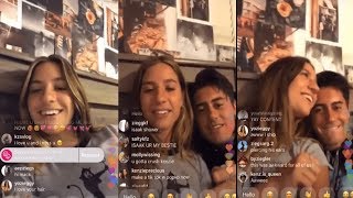 Mackenzie Ziegler and Boyfriend Isaak Presley On Instagram Live  September 4th 2019 [upl. by Annayoj]