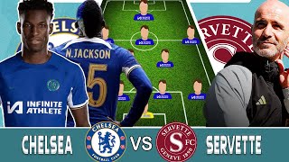 JACKSON OUT CHELSEA VS SERVETTE Prediction 4231 Line up In Europa Conference League playoff [upl. by Poore]