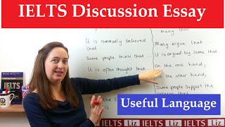 IELTS Discussion Essay Useful Academic Expressions [upl. by Lacym]