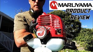 Maruyama product review brush cutter trimmer [upl. by Hbahsur]