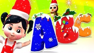 Christmas Abc Song  Learning Videos For Children  Nursery Rhymes For Kids by Farmees [upl. by Ecirahs800]