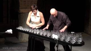 J S Bach  Toccata and Fugue in D minor on the glass harp музыкальные бокалы [upl. by Gardy]