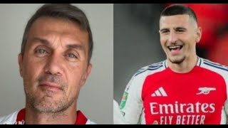 Maldini Kacurri tërheq vëmendjen e Paolo Maldinit legjenda e Milanit bën gjestin e bukur [upl. by Amalle850]