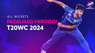 Every Fazalhaq Farooqi wicket at T20 World Cup 2024 [upl. by Tawnya]