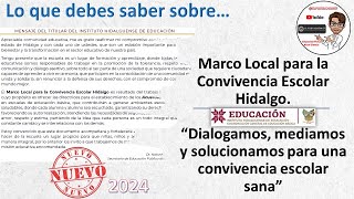 Acuerdos de Convivencia Escolar Lo que debes saber para la elaboración de este Documento [upl. by Saunder364]