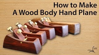 How to Make a Hand Plane [upl. by Amaerd]