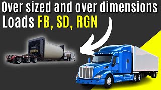 How to Pull Over sized and over dimensions permits USA Truck Dispatching Services [upl. by Armalda]