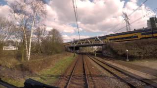 Train Cab Ride NL  Den Haag – Leiden  VIRM Intercity  March 2017 [upl. by Graces]