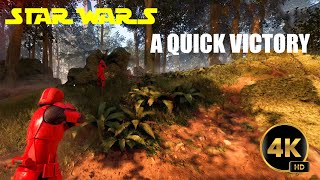 Battlefront 2  Quick Victory  Galactic Assault  Gameplay PC 4K No Commentary [upl. by Relly]