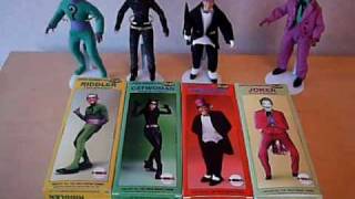 1966 BATMAN TV MOVIE CUSTOM VILLAIN FIGURES MEGO RIDDLER CATWOMAN PENGUIN JOKER GORSHIN [upl. by Kelsi67]