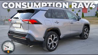 Toyota RAV4 Plugin Hybrid Consumption Test 2024 [upl. by Vitoria]