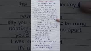 Anne Marie amp James Arthur  Rewrite The Stars Lyrics REQUESTED lyrics shorts shortsfeed [upl. by Ebag]