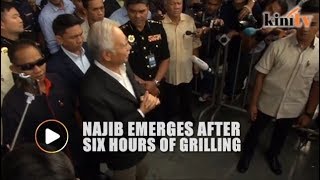 Najib leaves MACC HQ after second round of questioning [upl. by Vijar552]