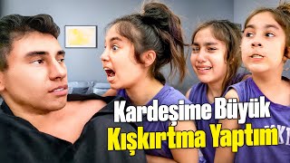 KARDEŞİME SINIFTA KALDIN ŞAKASI YAPTIM  EFSANE KIŞKIRTMA [upl. by Gudrin]