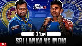 🔴 LIVE  SL vs IND ODI Match  SRI LANKA vs INDIA  RC24🤝  KD GAMING LIVE [upl. by Corabella]