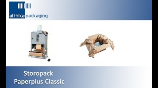 Storopack Paperplus classic protective packaging machine [upl. by Nossyla]