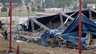 Stage Collapse Indiana State Fair 2011 [upl. by Edniya]