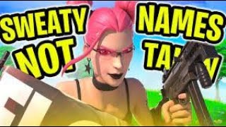 65 BEST Sweaty Things To Add To Your Fortnite Name In Chapter 4 Season 3 [upl. by Nimajneb]