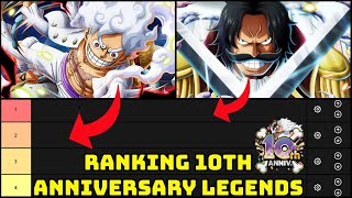 RANKING EVERY 10TH ANNIVERSARY LEGEND WHO IS THE BEST One Piece Treasure Cruise [upl. by Eitsym123]