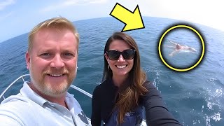 This Man Took A Picture Of His Wife On Their Boat Then He Spotted Something Floating In The Ocean [upl. by Bethezel]