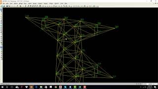 Htower Project  Modeling Transmission Tower by SAP2000V14 [upl. by Atilegna]