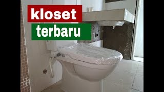 Cara pemasangan Closet duduk terbaru [upl. by Narrat]