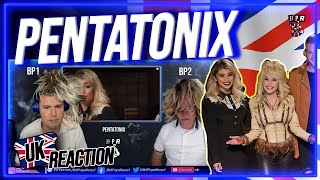 Pentatonix Jolene Dolly Parton BRITS REACTION [upl. by Aissila]