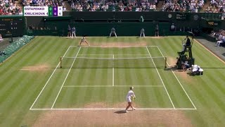 Krejcikova vs Ostapenko Highlights  Wimbledon 2024  Barbora Krejcikova vs Ostapenko Highlights [upl. by Lombardo513]