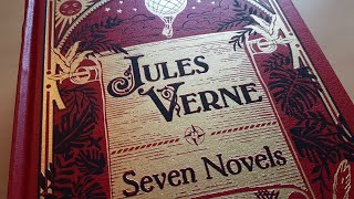 Jules Verne Seven Novels  Barnes amp Noble Leatherbound review  comparison [upl. by Anazraf]