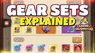 How To Utilise Gear Sets In Legend Of Mushroom [upl. by Eliott808]