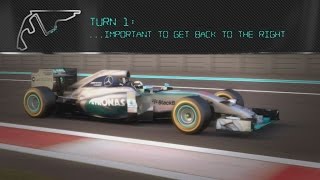 Abu Dhabi On Board with Lewis Hamilton in the F1 Simulator [upl. by Artiek]