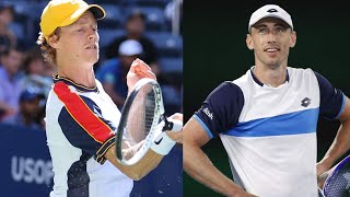 John Millman vs Jannik Sinner Highlights Indian Wells 2021 [upl. by Kehr]