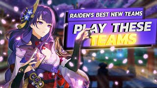 NEW RAIDEN SHOGUN Teams YOU NEED To Play  Raidens Top New Teams Genshin Impact Raiden Team Guide [upl. by Hutt933]