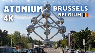 4K ATOMIUM  quotThe EIFFEL TOWER of BRUSSELSquot  BELGIUM  Part 1 [upl. by Aidul]