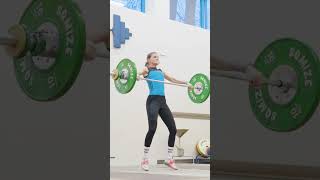 Annika 43kg Snatch [upl. by Monica]