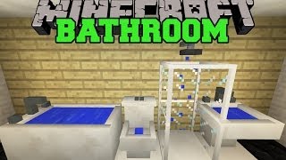 Minecraft BATHROOM TOILET SHOWER BATHTUB SINK amp MORE Mod Showcase [upl. by Gwenny]