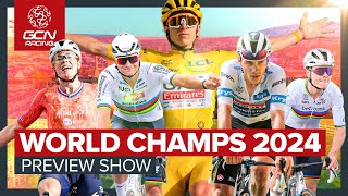 Who Will Win The 2024 UCI World Championships  GCN Racing Preview Show [upl. by Annij]