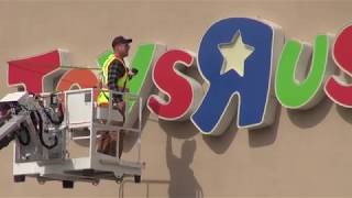 Toys R Us going out of business banner Install [upl. by Reginald]