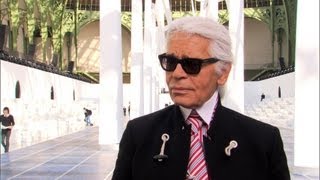 Karl Lagerfeld on the SpringSummer 2013 ReadytoWear Collection – CHANEL Shows [upl. by Mills969]