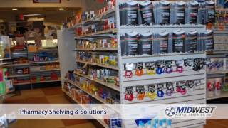 Pharmacy Shelving and Rx Fixtures  Midwest Retail Services [upl. by Assilev843]