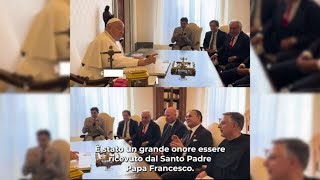 Ghribi incontra Papa Francesco impegno per pace e fratellanza [upl. by Ayita56]