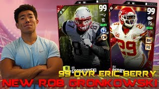 99 OVR LOYALTY ROB GRONKOWSKI IS UNSTOPPABLE 99 OVR ERIC BERRY MADDEN 17 ULTIATE TEAM [upl. by Trebloc268]