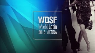 Simachev  Klokotova RUS  2015 World Latin R3 R  DanceSport Total [upl. by Telrats]