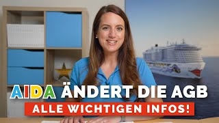 AIDA ändert AGB Das Wichtigste im Überblick [upl. by Acsehcnarf670]