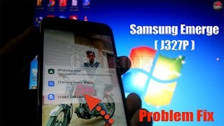 Samsung Emerge J327P Invalid SimNo Signal Fixed [upl. by Teilo]