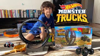 🔥🔥🔥 OMG Birkanın yeni Hot Wheels Monster Truck Oyuncağı Kutu Açılışı [upl. by Kant]